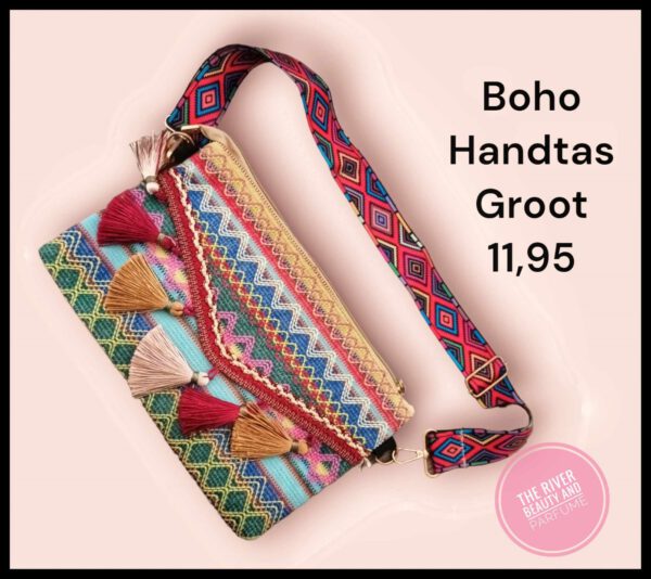 Boho Tas Groot Multicolor