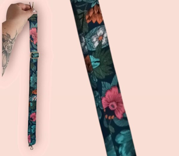Tas Riem Multi Color Bloem