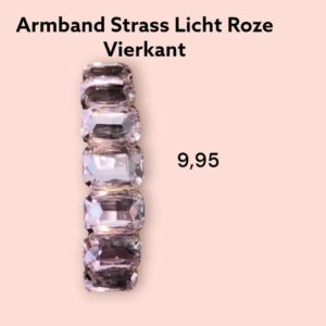 Armband Strass Licht Roze