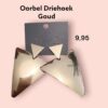 Oorbel Driehoek Goud