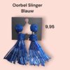 Oorbel Slinger Blauw